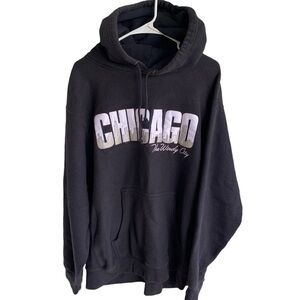 Vintage Chicago MV Sport Pro-weave Hoodie Sweatshirt Adult XL Mens Sweater